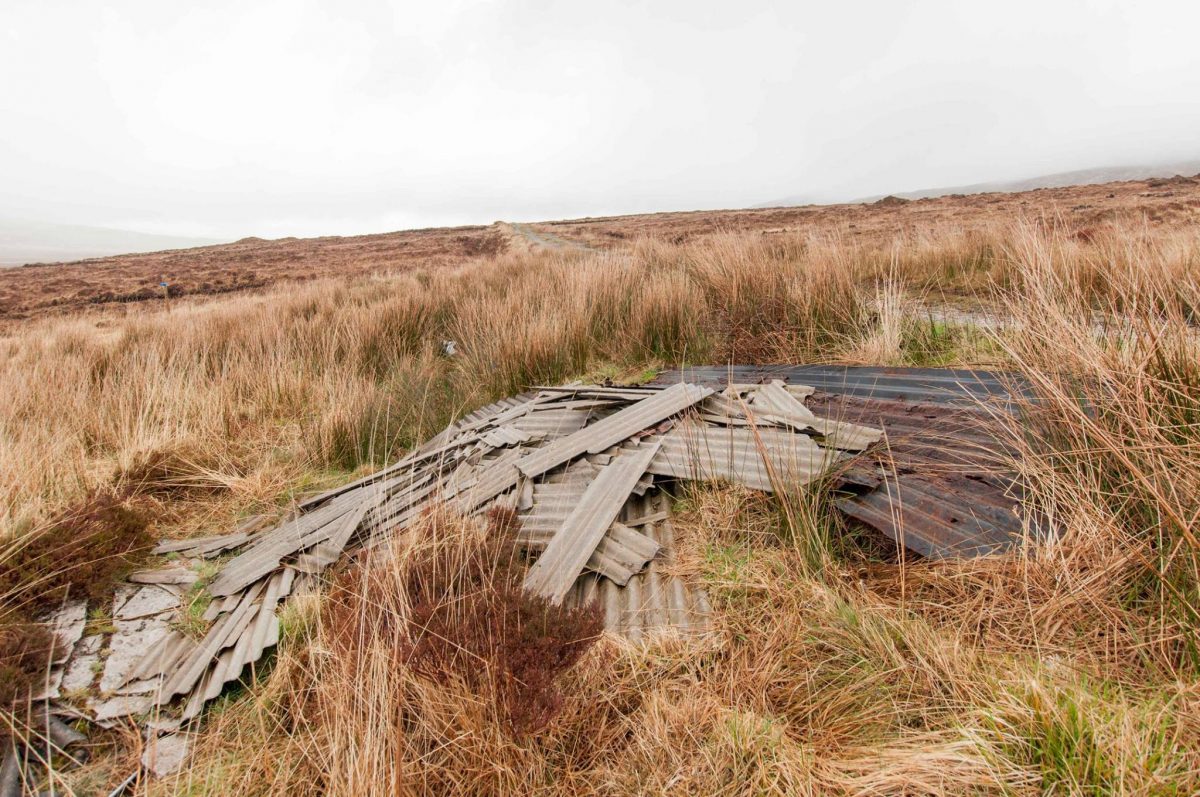 illegal dumping, Donegal national park